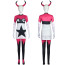 Helluva Boss Verosika Mayday Costume - Pink White Mini Dress Verosika Mayday Cosplay