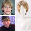 Frozen Kristoff Wig - Short Layered Blonde Wig Kristoff Cosplay Costume