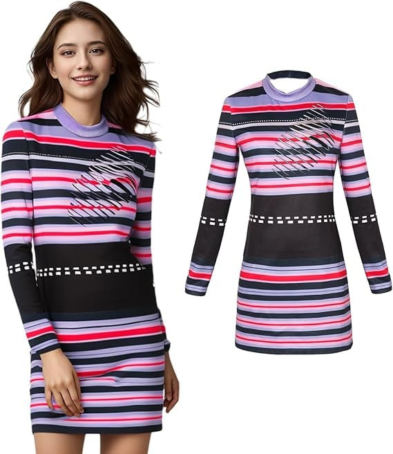 Beetlejuice Astrid Deetz Costume - Ripped Dress Set Astrid Deetz Cosplay