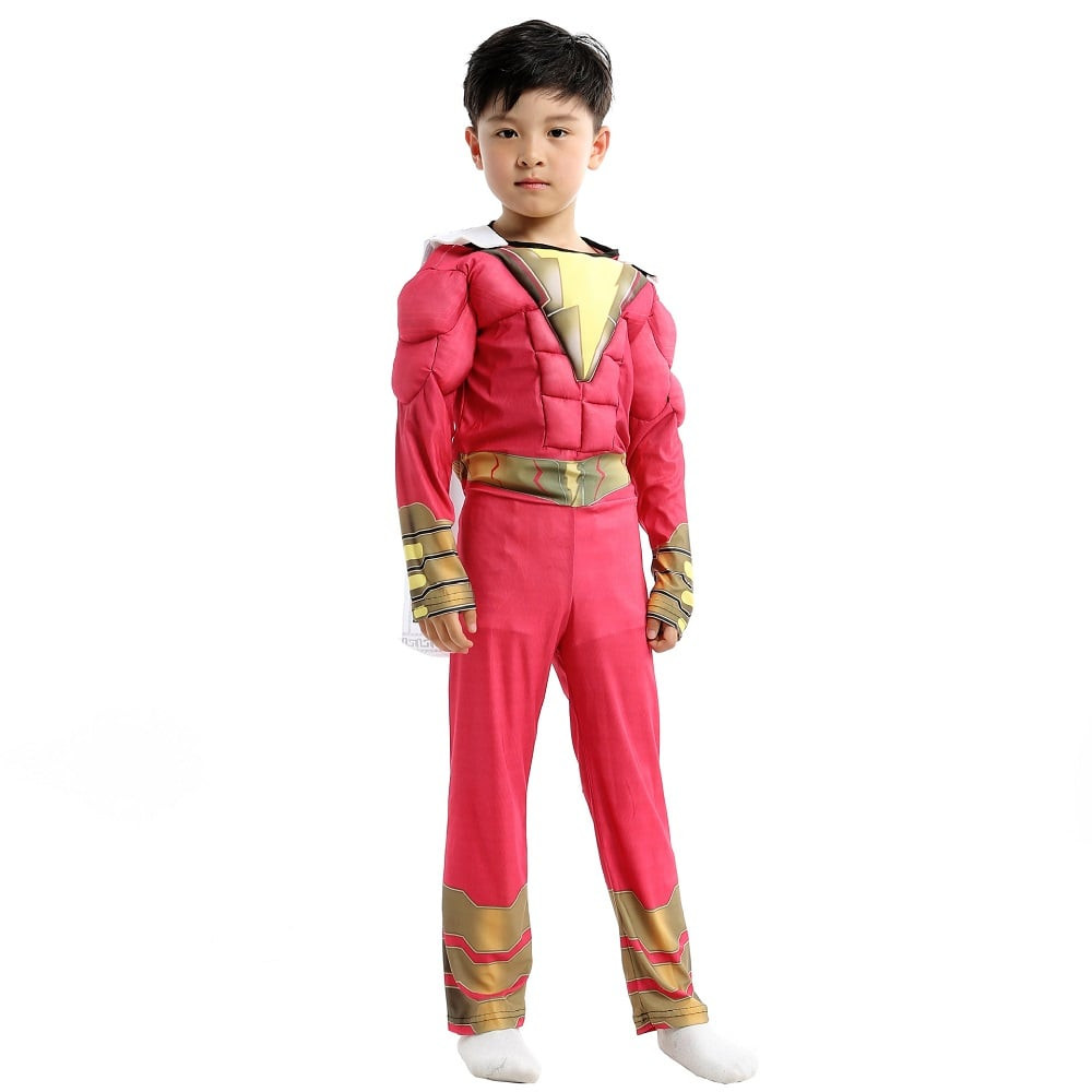 Boys Shazam Costume Cosplay