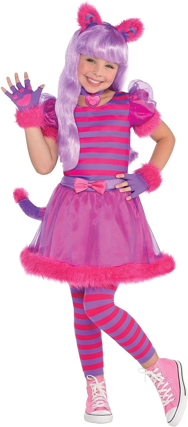 Alice in Wonderland Cheshire Cat Costume - Girls Cheshire Cat Cosplay