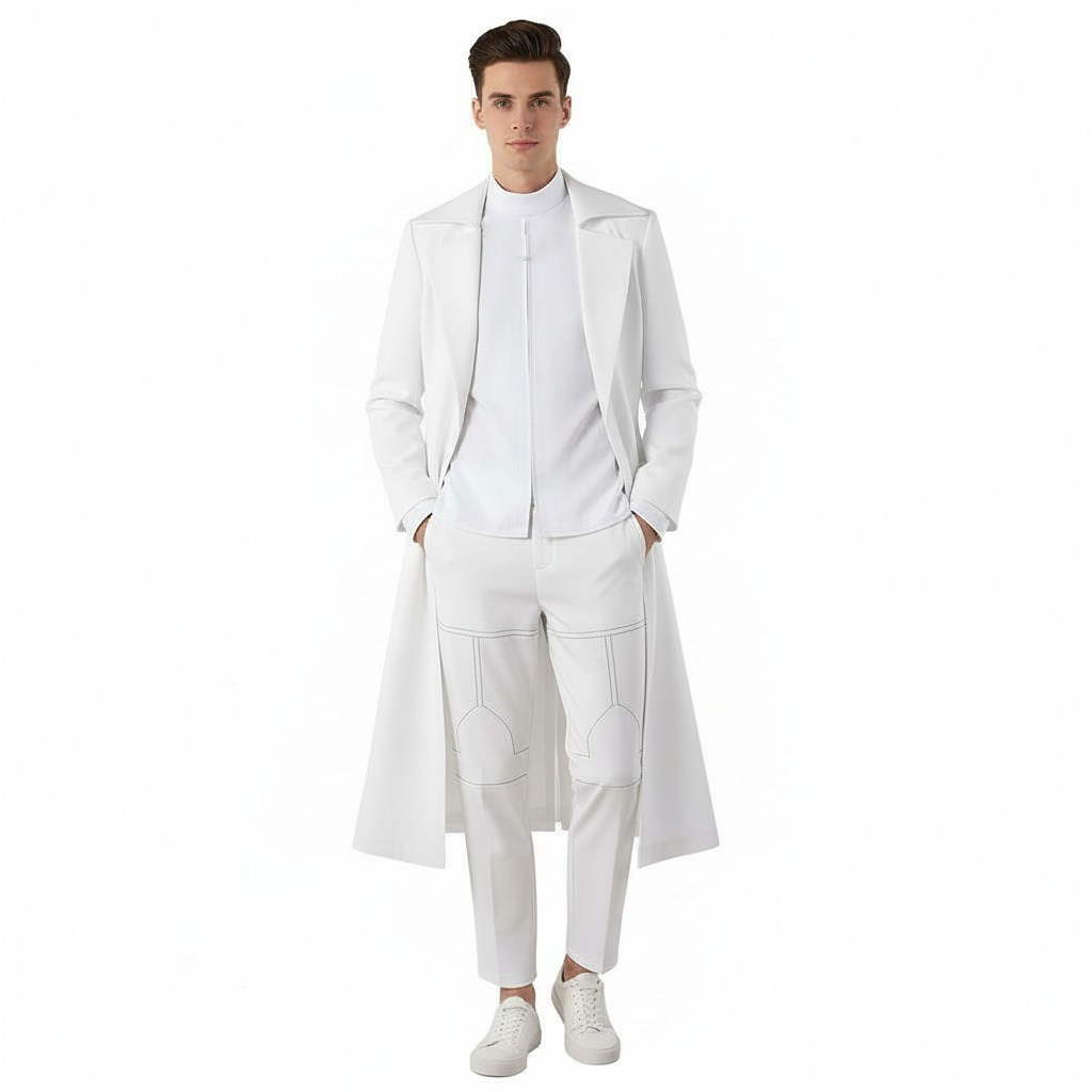 Alien Stage Ivan Costume - White Dress Suit Ivan Cosplay