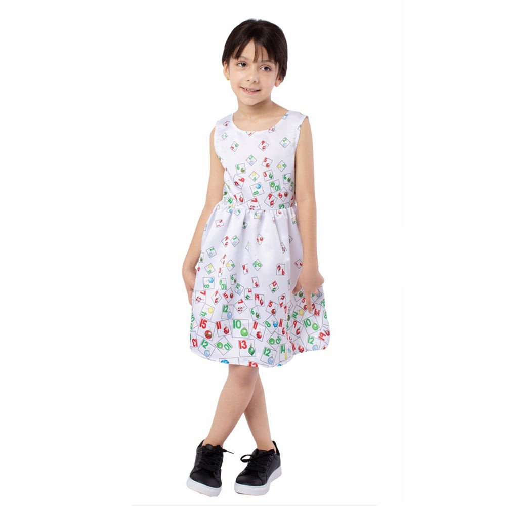 Girls Christmas Advent Number Calende Costume - Christmas Balls Dress Set Christmas Cosplay