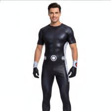 Young Avengers Billy Wiccan Costume - Black Bodysuit Wiccan Cosplay