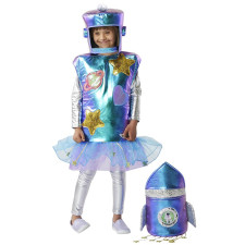 Girls Alien Costume - Dress Hat Blue Alien Cosplay