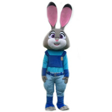 Giant Judy Hopps Zootopia Cosplay Halloween Costume Mascot