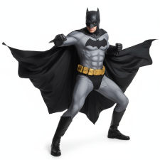 Batman The Dark Knight Returns Costume - Grey Black Bodysuit Batman Cosplay