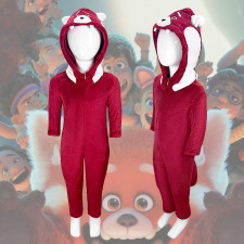 Kids Turning Red Meilin Lee Panda Costume - Onesie Jumpsuit Meilin Lee Panda Cosplay