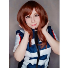 My Hero Academia Ochaco Uraraka Wig - Ochaco Uraraka Cosplay Costume Wig Prop