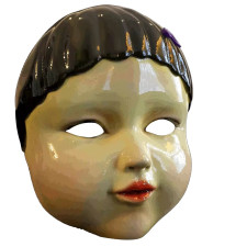 Squid Game Robot Girl Red Light Green Light Mask