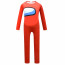 Kids Among Us Costume - Red Bodysuit Mask Among Us Cosplay