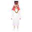 Arab Costume - White Dress with Keffiyeh Arab Cosplay