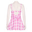 Barbie Movie 2023 Margot Robbie Costume - Pink Gingham Skirt Barbie Margot Robbie Cosplay
