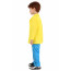 Kids Charlie and the Chocolate Factory 2005 Charlie Bucket Costume - Yellow Coat Pants Set Charlie Bucket Cosplay