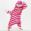 Alice's Adventures In Wonderland Cheshire Cat Costume - Onesie Jumsuit Cheshire Cat Cosplay