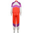 Minecraft Movie Dawn Runcie Costume - Orange Purple Tracksuit Dawn Runcie Cosplay