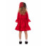Girls Day of the Dead Skeleton Costume - Red Dress Set Skeleton Cosplay