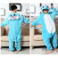 Kids Blue Elephant Costume - Onesie Jumpsuit Blue Elephant Cosplay