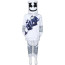 Kids Fortnite Marshmello Costume - Hoodie Pants Mask Set Marshmello Cosplay