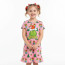 Girls The Grinch Dress Costume - Pink Dress Grinch Cosplay