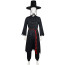 KPop Demon Hunters Saja Boys Costume -  Black Red Your Idol Performance Complete Outfit Saja Boys Cosplay With Hat And Accessories