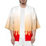Demon Slayer Kyojuro Rengoku Costume - Flames Kimono Jacket Kyojuro Rengoku Cosplay