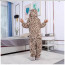 Kids Leopard Costume - Onesie Jumpsuit Shoes Set Leopard Cosplay
