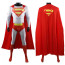 DC Comics Superman #3 Superman Costume - White Red Bodysuit Superman Cosplay