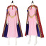 One Piece Nefertari Vivi Costume - Pink Dress Cloak Set Nefertari Vivi Cosplay