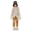 Girls Wizard of Oz Scarecrow Costume - Shirt Pants Hat Scarecrow Cosplay