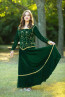 Shrek Princess Fiona Costume - Renaissance Gown Green Dress Princess Fiona Cosplay