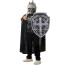 Boys Skeleton Knight Costume - Robe Shirt Mask Skeleton Knight Cosplay