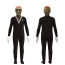 Skeleton Suit With Skull Mask Cosplay Costume