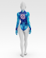Metroid: Zero Mission Samus Aran Zero Bikini Swimsuit Costume - Metallic Swimsuit Samus Aran Zero Cosplay
