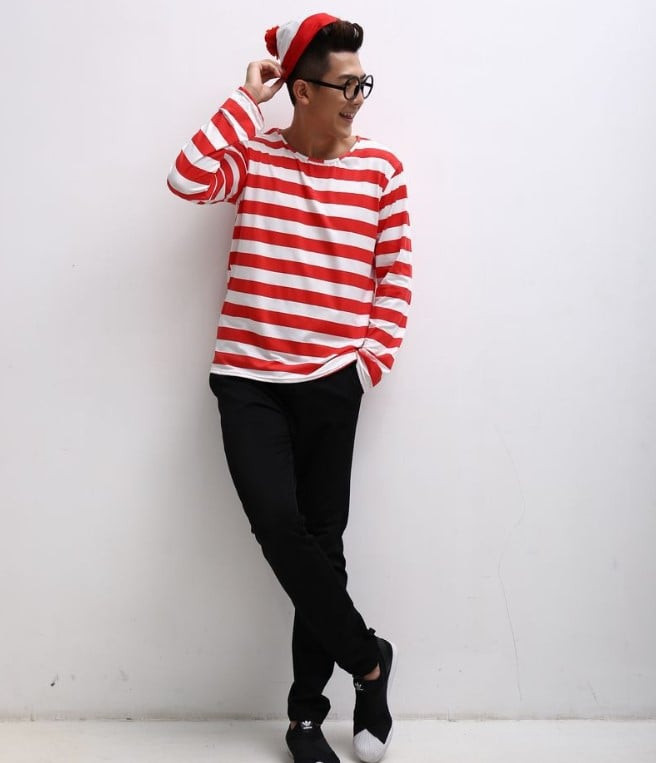 Men Where's Waldo Costume
