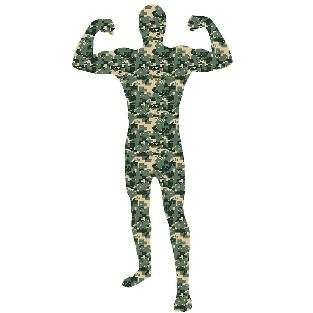 Camouflage Camo Costume - Full Suit Camouflage Cosplay