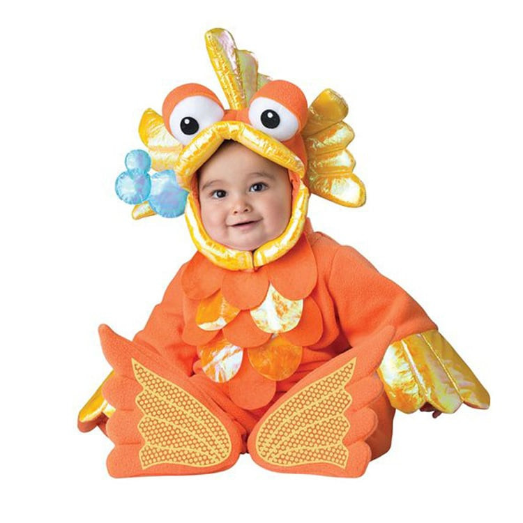 Baby Goldfish Costume InCharacter - Onesie Jumpsuit Goldfish Cosplay