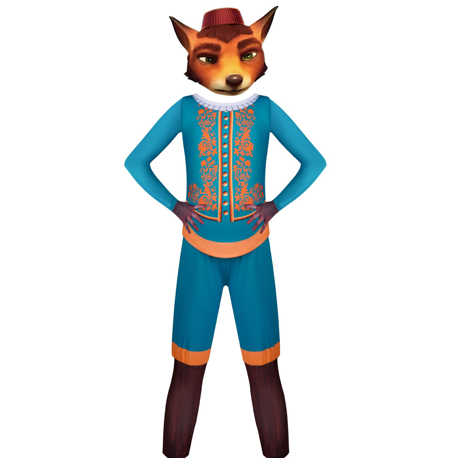 Honest John From Pinocchio Movie 2022 Lycra Cosplay Costume