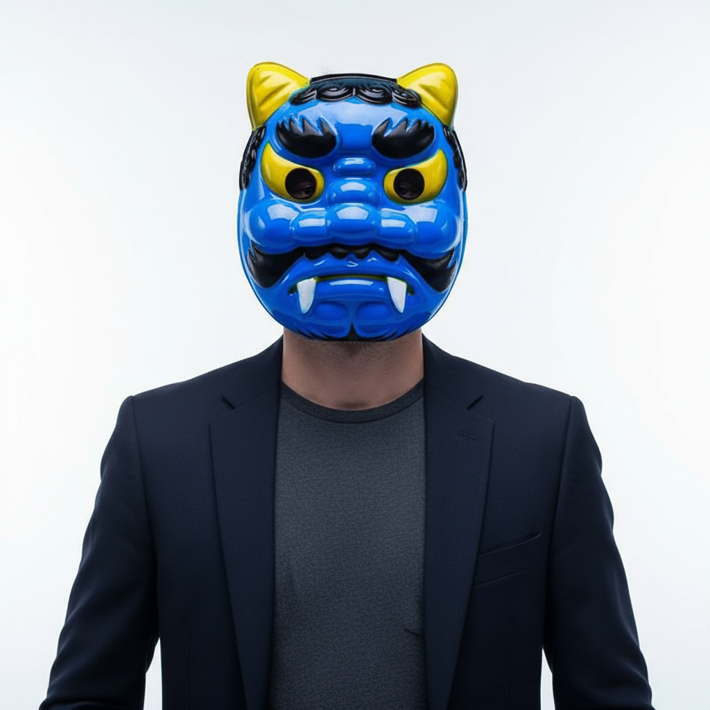 K-Pop Demon Hunters Demon Mask Prop - Kpop Demon Hunters Demon Costume Cosplay Mask