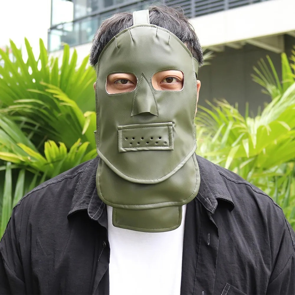 The Riddler Mask - Latex Riddler Cosplay Costume Prop