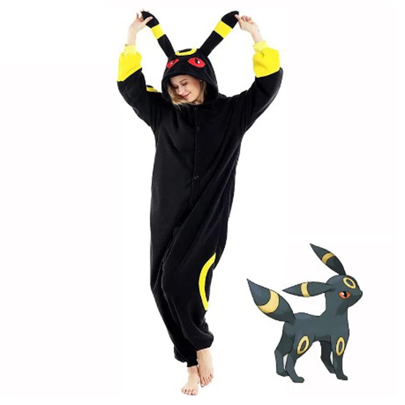 Pokemon Umbreon Costume - Onesie Jumpsuit Umbreon Cosplay