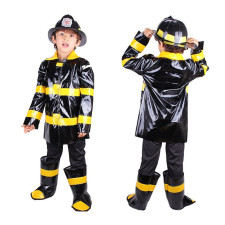 Boys Fireman Firefighter Costume - Firefighter Cosplay
