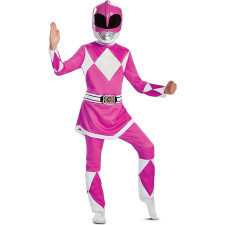 Kids Pink Power Ranger Classic Muscle Costume - Pink Ranger Classic Muscle Costume