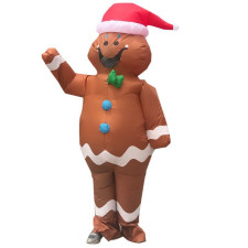 Giant Gingerbread Man Inflatable Costume