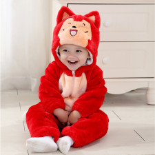 Baby Red Fox Costume InCharacter - Onesie Jumpsuit Red Fox Cosplay
