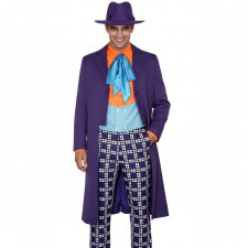 Batman 1989 Movie Joker Costume - Purple Suit Jack Nicholson Joker Cosplay