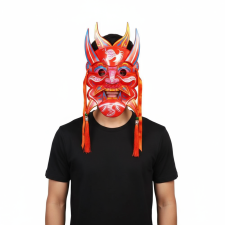 K-Pop Demon Hunters Demon Mask Prop - Red Demon Kpop Costume Cosplay Mask