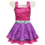 Purple Queen Girls Costume Dress