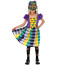 Girls Carnival Costume - Checkered Dress Mask Set Cosplay