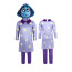 Inside Out Envy Costume - Polka Dot Dress Mask Set Envy Cosplay